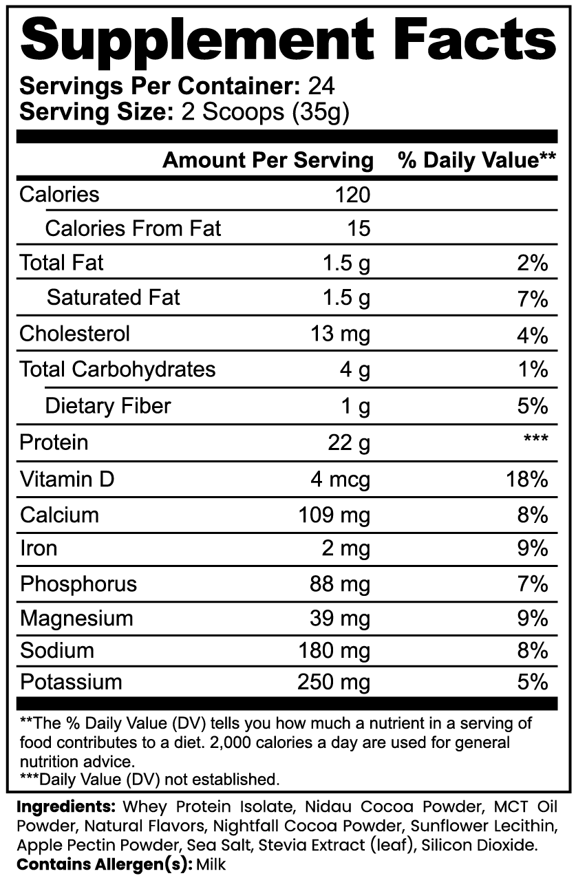 The Don Advanced 100% Whey Protein Isolate (Chocolate)
