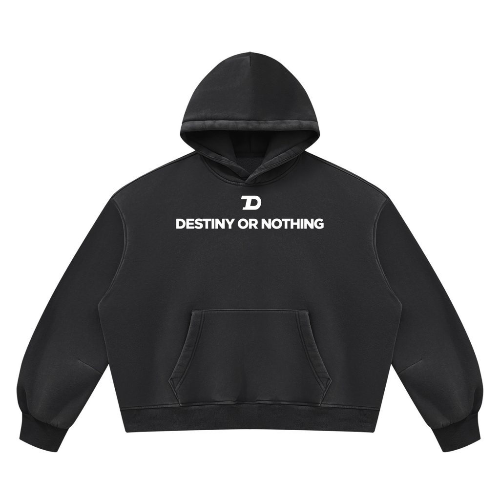 The Don Vintage Wash Boxy Fleece Hoodie